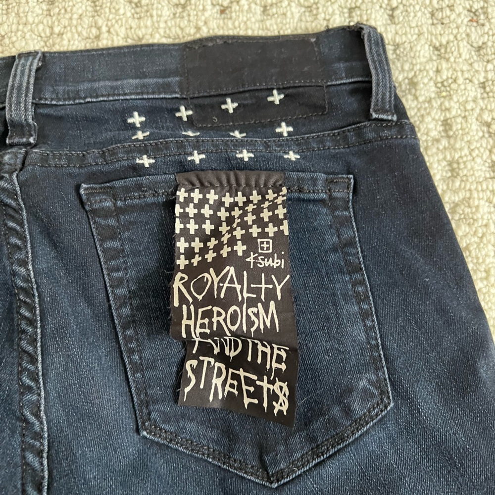 KSUBI W29 LOW WAIST SKINNY JEANS